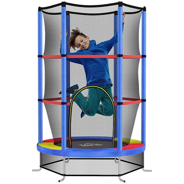 Rootz Children's Trampoline - Kids Jumper - Safety Bouncer - Endless Bouncy Fun - Steel Frame, Ø140x160cm