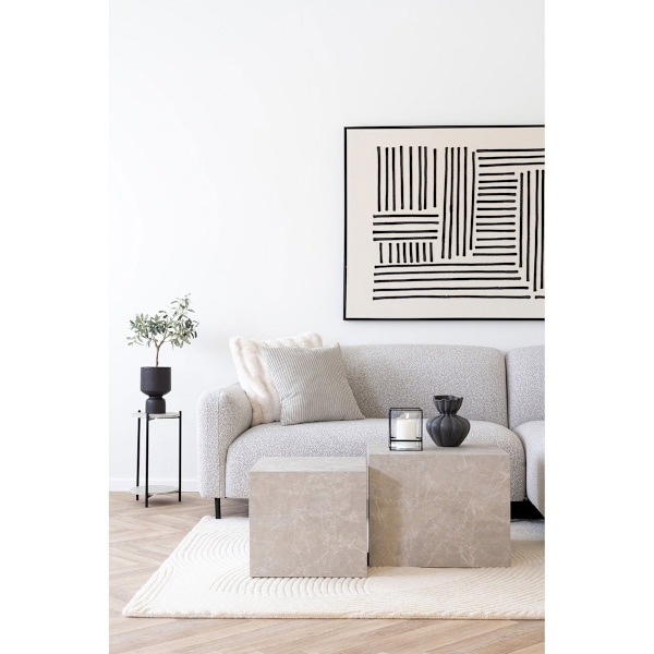 Rootz Leuven sidobord - Modernt slutbord - Accenttabell - Space -Saving Design - Ø27cm x 46cm