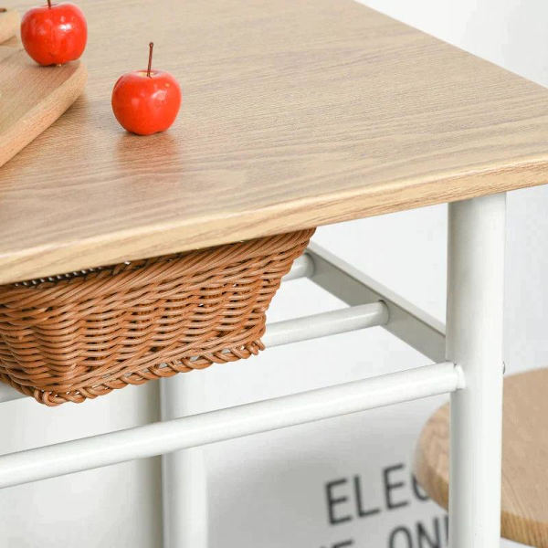 Rootz stolbordsset - Barstolsbordsset - Matköksset - 3-delat matköksset - 80 cm x 50 cm x 90 cm