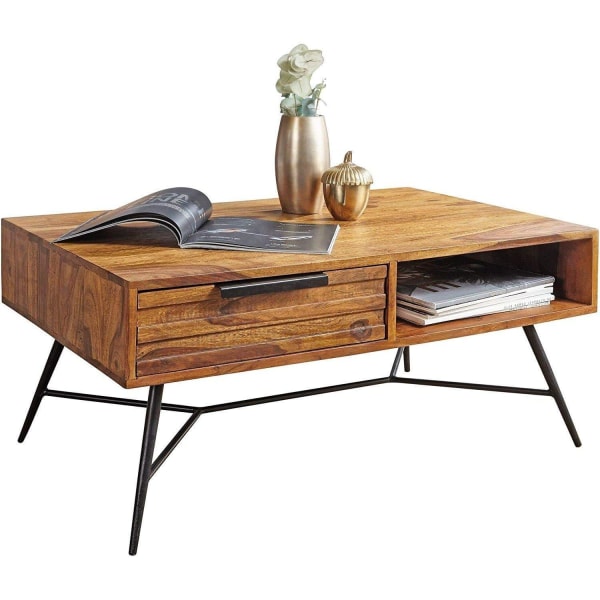 Rootz Sofabord - Moderne Stuebord i træ - 87 x 41 x 55 cm