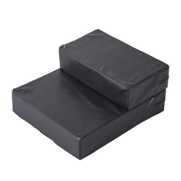 Rootz Dyretrappemåtte - Sort - Læder, Skum - 26,38 cm x 15,35 cm x 3,94 cm
