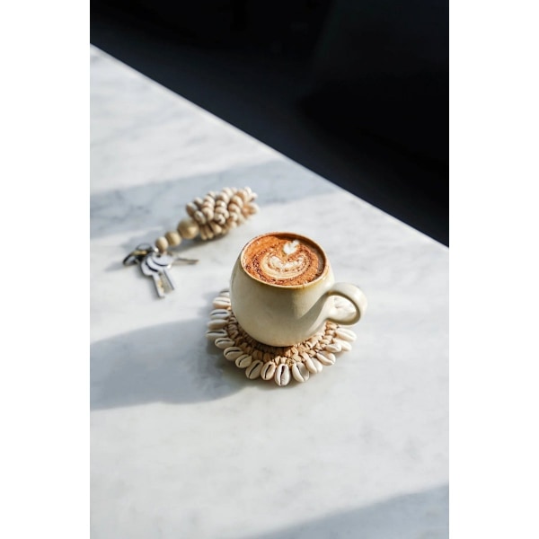 Rootz Cascais muggset om 6 - Kaffekoppar - Keramiska muggar - Spånsäkra - 12cm x 8cm x 9cm