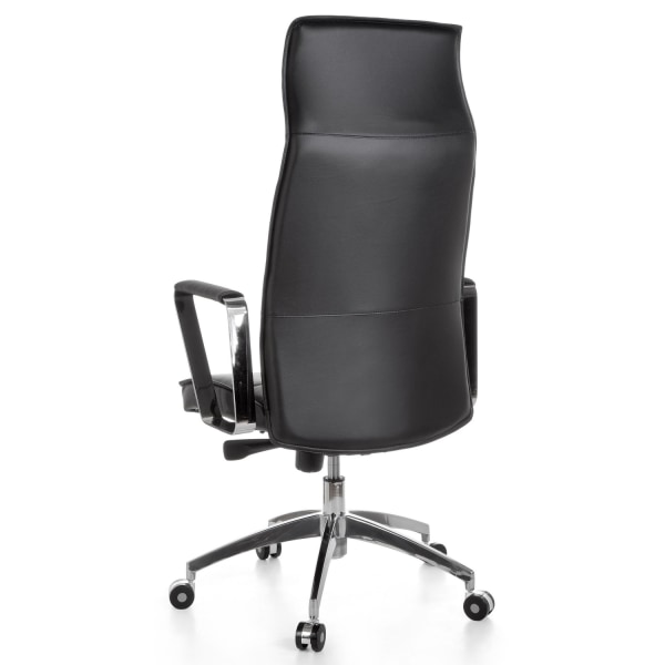 Rootz XXL Executive Chair - Kontorstol - Læderstol - Ægte læder af høj kvalitet - Justerbar kropsvægt - Anti-Shock funktion - 118-127 cm x 61 cm x 54