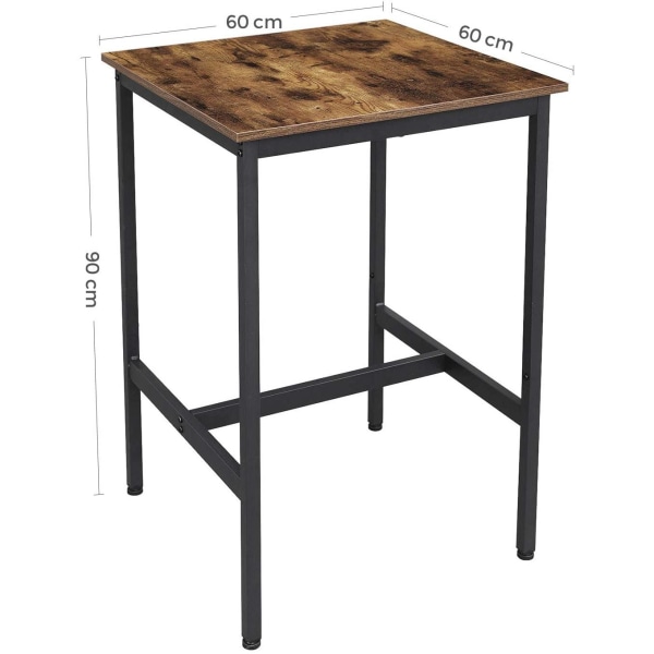 Rootz Barbord i trä - Vintage köksbord - Köksbarbord - Högt skri