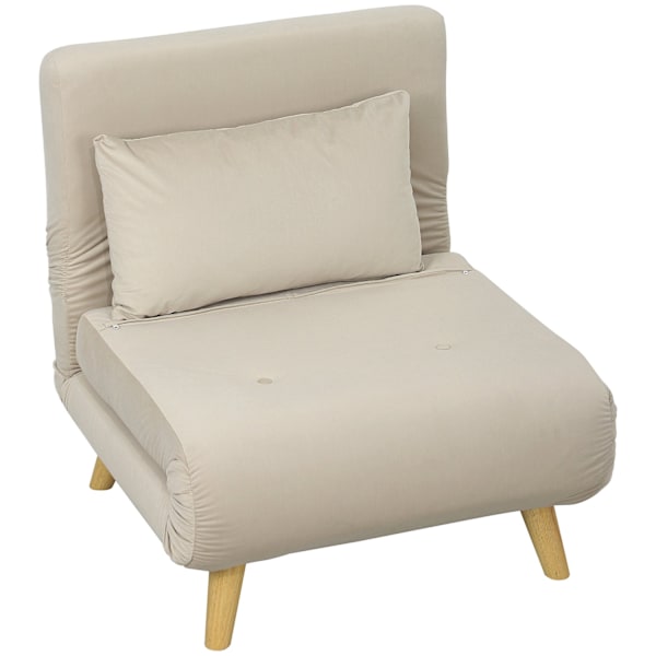 Rootz folding fåtöljbädd - Recliner - Velvet Sofa - Justerbart ryggstöd - Upp till 120 kg - 72 cm x 78 cm x 79 cm