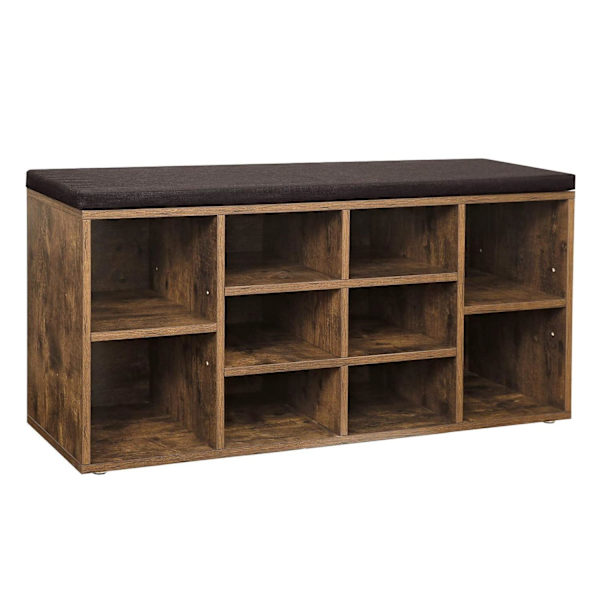 Rootz skostativ - 10 par sko - Skoskab - Bænk - 104 x 30 x 48 cm
