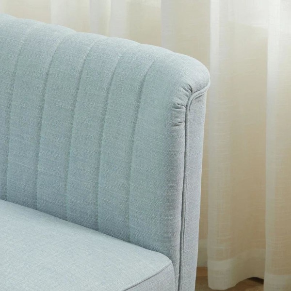 Rootz Soffa - 2-sits tygsoffa - Soffa - Lounge Soffa - Ljusgrön - 117 X 56,5 X 77 Cm