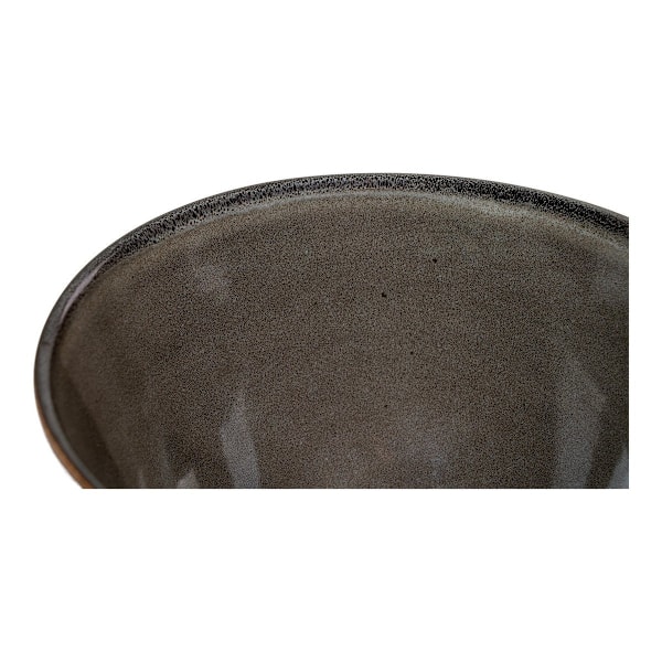 Rootz Selma Ceramic Bowl Set - Grå/bruna serveringsskålar - Dekorativ skålset - Hållbar & stilfull - Ø15cm x 9cm, uppsättning av 4