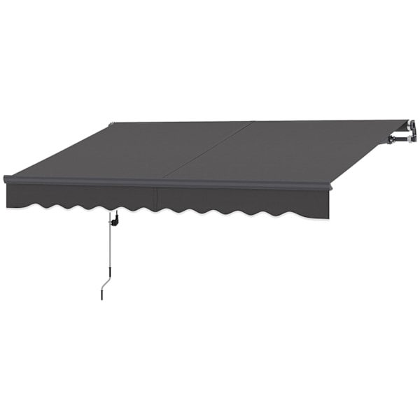 Rootz Klemmmarkise Markise - Udtrækkelig baldakin - Solskygge - UV -beskyttelse - 296 cm x 250 cm - Holdbart aluminium & polyester stof