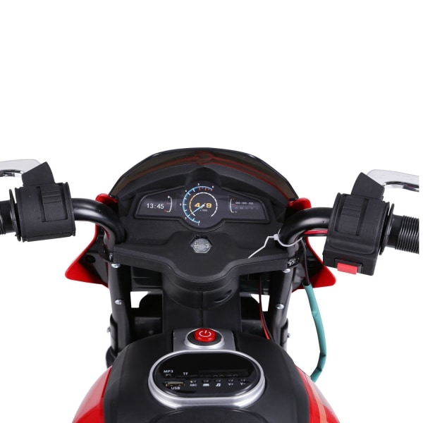 Rootz elmotorcykel för barn - Röd - Plast, Metall - 41,33 cm x 2