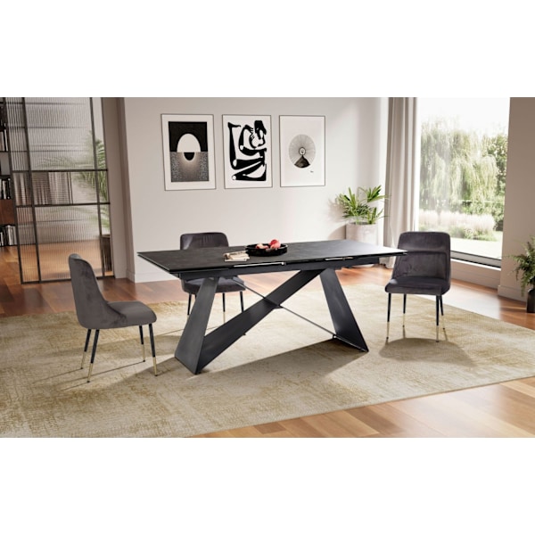 Rootz Stor spisebord - Moderne design - Rektangulært bord - Sæder 12 - 180-260 cm x 95 cm x 78 cm