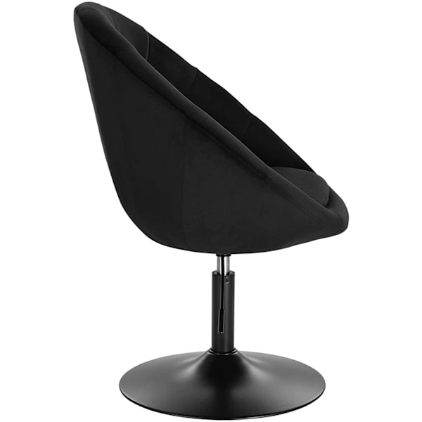 Rootz Velvet Swivel Chair - Kontorsstol - Barpall - Ergonomisk design - Hållbar konstruktion - Justerbar höjd - 46cm x 44cm x 81-93cm