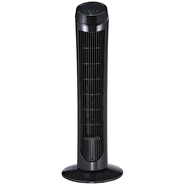 Rootz Tower tuuletin - Pylvästuuletin - Lattiatuuletin - 3 ilmanvaihtotasoa - Oscillation ABS - Musta