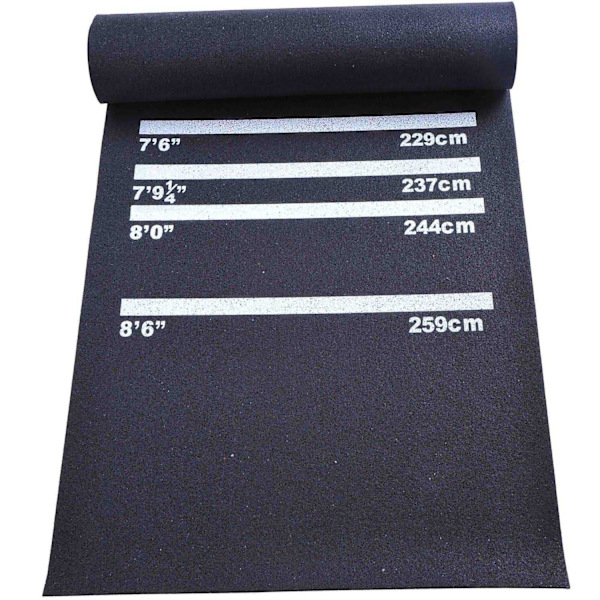Rootzin liukumaton kumimatto - musta, valkoinen - kumi - 118,11 cm x 24,01 cm x 0,12 cm