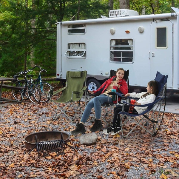 Rootz Campingstol - Campingstol med nakkestøtte - Sammenklappeli