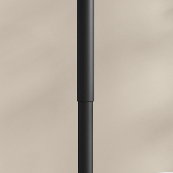 Rootz Marble Look Bar Table - Bistro Table - Højdejusterbar tabel - Rumbesparende design - 60 x 60 x 68-93,5 cm