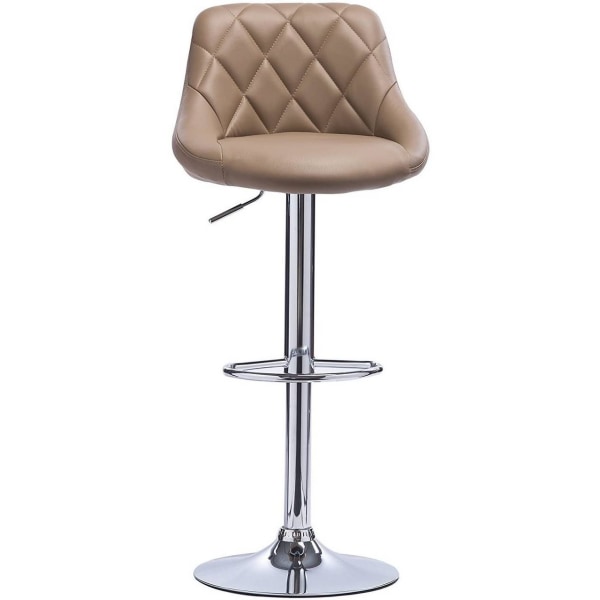 Rootz justerbar barstol i konstläder - Bänkpall - Vridbar barstol - Bekväm stoppning - Justerbar i höjdled - Lätt att rengöra - 84cm-106cm x 38cm x 35