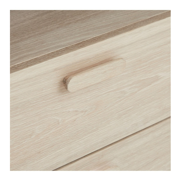Rootz-kirjahylly - Säilytyskaappi - Hyllyyksikkö - Massiivitammi ja MDF - Kestävä Soft-Close-laatikoilla - Monipuolinen säilytys - 40cm x 60cm x 187cm