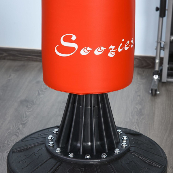 Rootz stående boksesæk - Sort, Rød - Pu, Pe, Hdpe - 34,64 cm x 18,89 cm x 80,7 cm