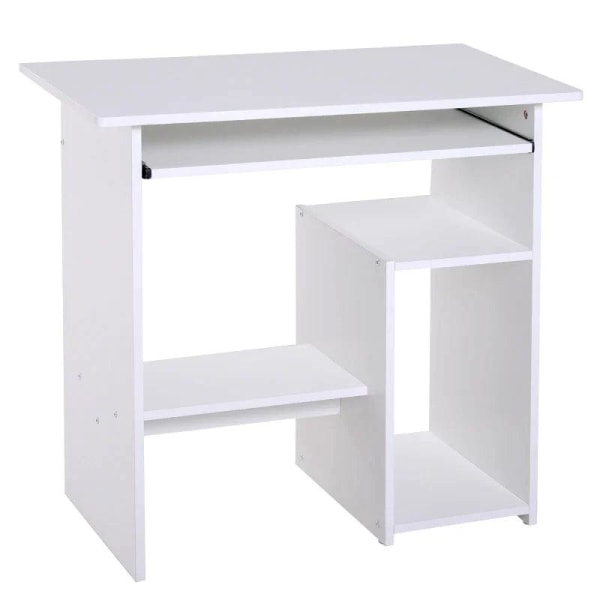 Rootz Computerbord - Computerbord - Kontorbord - Spillebord - Børneskrivebord - PC-bord - Hvid