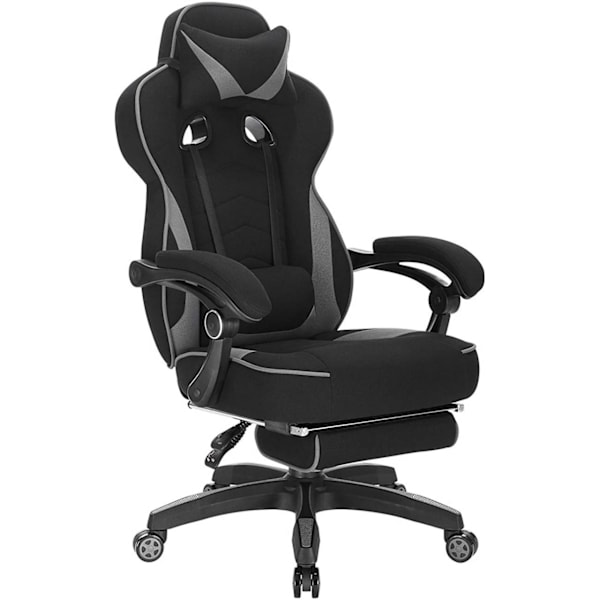 Rootz Gaming Chair - Kontorstol - Computerstol - Justerbar komfort - Åndbart materiale - Ergonomisk støtte - 121cm-128cm x 56cm x 46cm