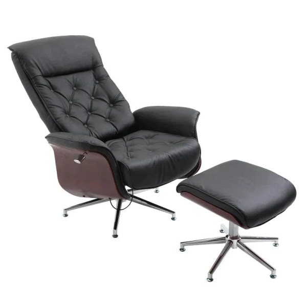 Rootz Relax Chair - Afslapningsstol - Taburet - 360° TV stol - 360° drejelig - 82 x 83 x 110 cm