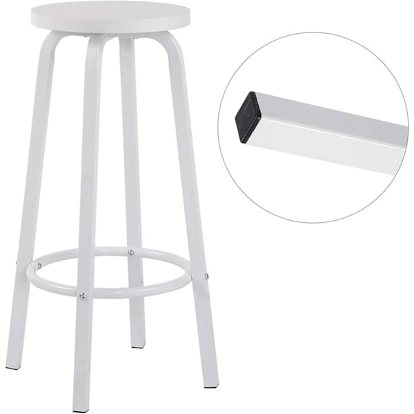 Rootz Moderni baarijakkara - Skandinaavistyylinen jakkara - Minimalistinen baarituoli - Tukeva ja kestävä - Ergonominen mukavuus - Tilaa säästävä muot