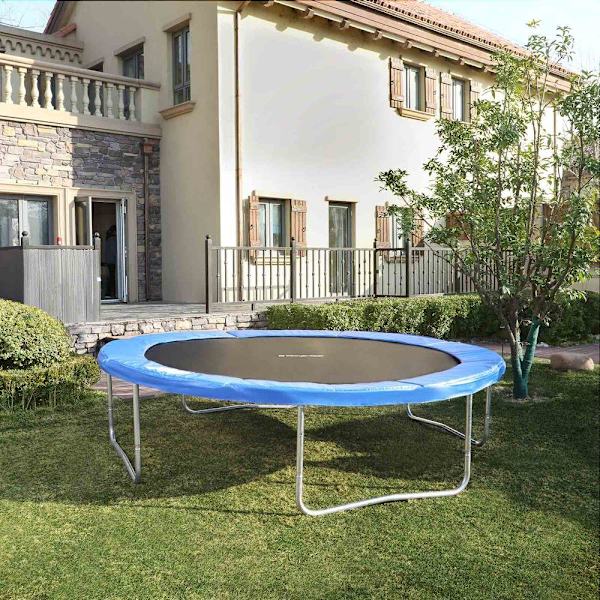 Rootz Trampolinfälgskydd - Kantskydd - Trampolinkantskydd - Trampolinskydd - Trampolinstoppning - Trampolinramskydd - Blå - 244 cm