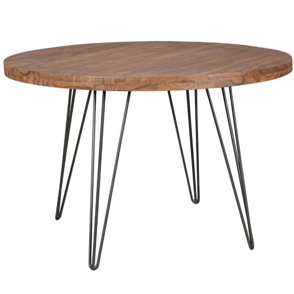 Rootz Design spisebord rundt Ø 120 x 78 cm Sheesham massivt træ