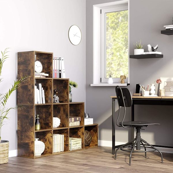Rootz reol - 10 rum - Arkivskab - Skab - Skabe - Træ - Brun - Industriel - 129,5 x 30,5 cm