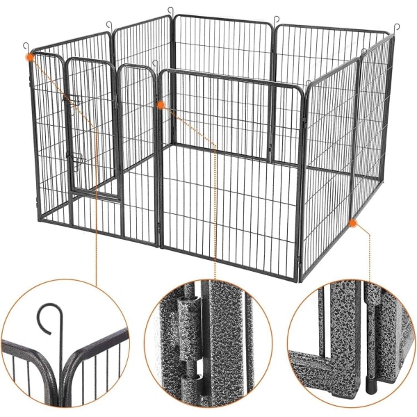 Rootz hundbänk - hundbänk - hundkennel - lekhage för husdjur - hundvård för hundar - 77 x 100 cm