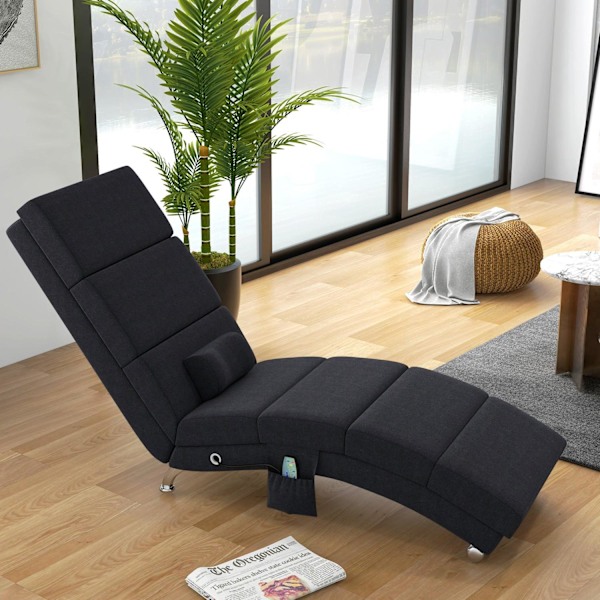 Rootz Ergonominen hierontatuoli - Relaksation -tuoli - Kannen tuoli - Lämmitystoiminto - 56 x 168 x 84 cm - Kaukosäädin