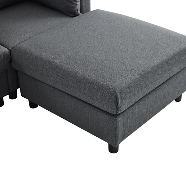 Rootz Modern 3 istuttava kulmasohva - Mukava sohva - Ergonominen sohva - Selkätuki - 220L x 157P x 81H cm