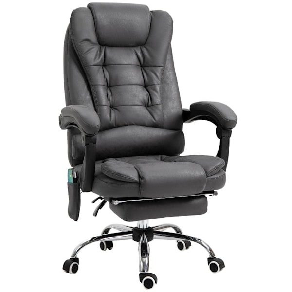 Rootz Massage Kontorstol - Vibrerende Stol - Opvarmet lænde - Ergonomisk computerstol - 65cm x 160cm x 104cm