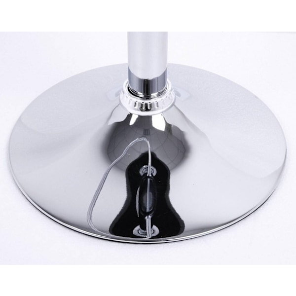 Rootz Barpall - Barstol i konstläder - Justerbar svängbar pall - Ergonomisk design - Stabil metallram - 44cm x 38cm x 92-114cm