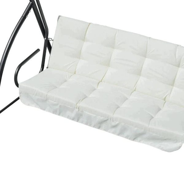 Rootz istuintyyny - tyynysetti - tuolin tyyny - keinutyyny - istuintyyny - puutarhakeinutyyny - selkätyyny Sivutyyny - beige - 170L x 100W x 8H cm