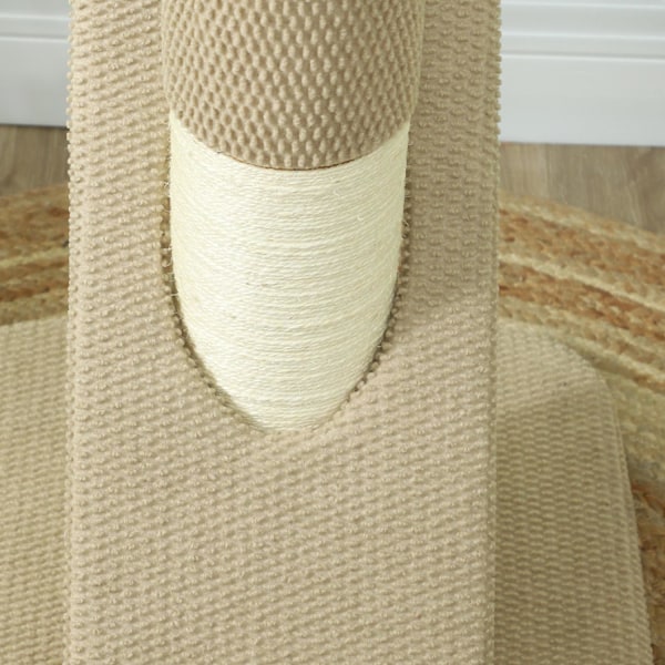 Rootz Cat Scratching Post - Aktivitetscenter - Möbelskydd - Solid Chipboard - 48 cm x 48 cm x 84 cm