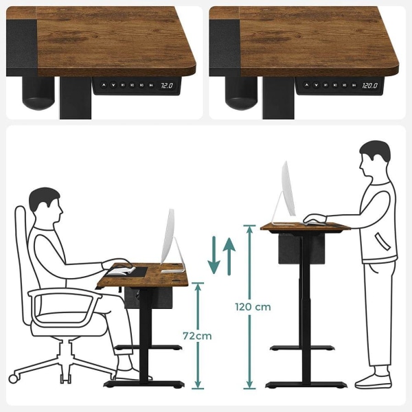 Rootz sähköpöytä - korkeussäädettävä työpöytä - sähköinen pöytät