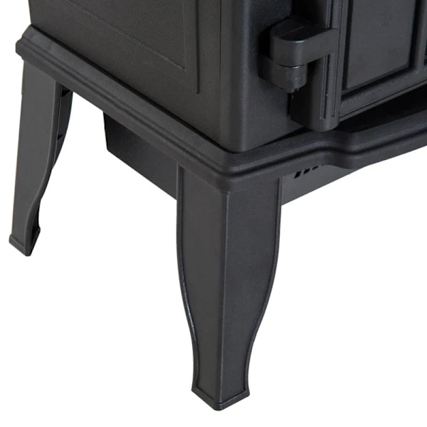 Rootz elektrisk pejs - LED Flames - 1000/2000 W - Justerbar temperatur - Lysstyrke - Metal - 39 x 23 x 56,5 cm