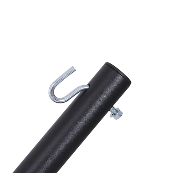 Rootz hængekøjestander - sort - metal - 141,73 cm x 36,22 cm x 45,27 cm