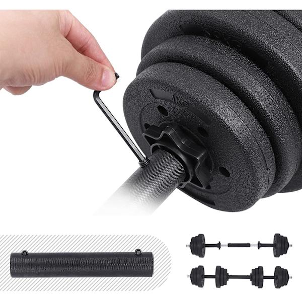 Rootz Hantelset - Hantlar - Anslutande stålrör - Fitness - Tyngdlyftning - 2,5 kg - 1,25 kg - 1 kg