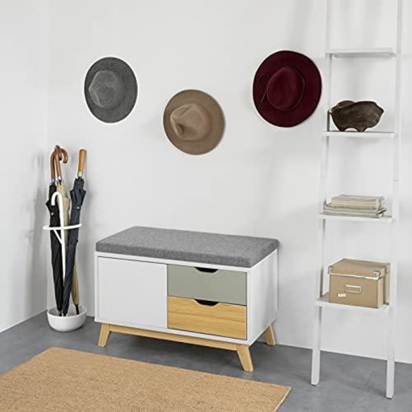 Rootz Gangsko - Bænksko - Skabssko - Stativ med 1 skab og 2 skuffer, B80 x D38 x H51cm