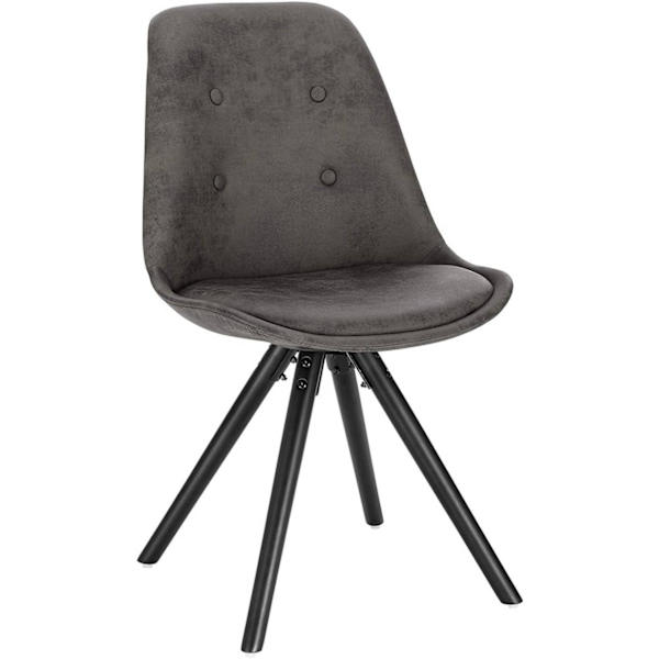 Rootz Matstol - Stoppad stol - Träben - Ergonomisk design - 85cm x 44,5cm x 83cm