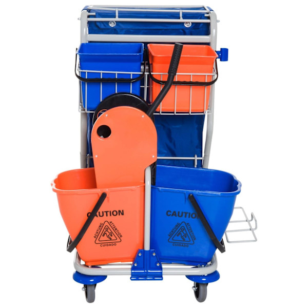 Rootz Rengöringsvagn - Blå, Orange - Järn, Pp, - 39,37 cm x 27,56 cm x 40,55 cm