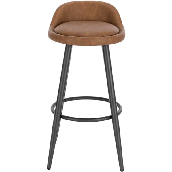 Rootz Justerbar Barpall - Bänkpall - Köksstol - Stabil & Robust - Justerbar Komfort - Mångsidig design - 37,5 cm x 34 cm x 78,5 cm