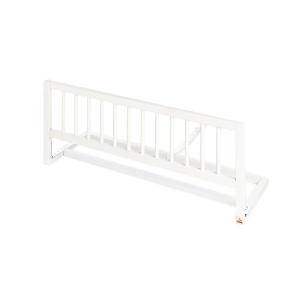 Rootz Classic Bed Guard - White Bed Rail - Madrass Protector - Solid Wood Construction - 90 cm x 32 cm x 36 cm