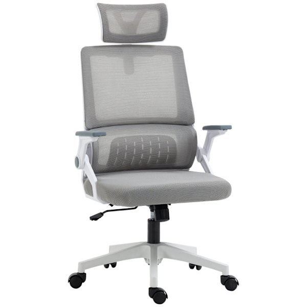 Rootz Vinsetto kontorsstol - Skrivbordsstol - Ergonomisk stol - Ultimat komfort - Justerbar höjd - Svankstöd - 58cm x 61cm x 102-119cm