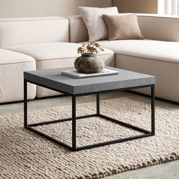 Rootz Modern soffbord - Samtida bord - Minimalistisk tabell - Spacebesparing Design - 60 cm x 60 cm x 38 cm