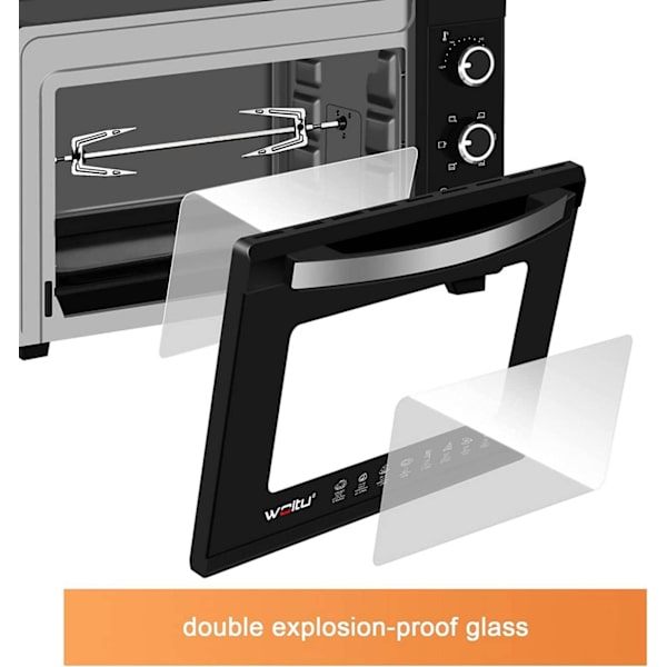 Rootz multifunktionelt barbord - Opbevaringsbord - Spisebord - Rummelig overflade - Integreret opbevaring - Robust konstruktion - 100cm x 100cm x 50cm
