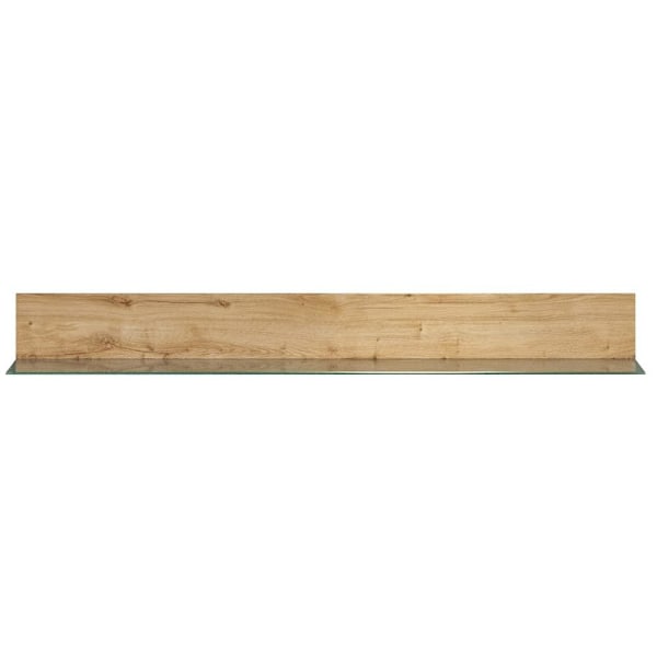 Rootz Wallboard - Hanging Shelf - Wall-Mounted Rack - Storage Ledge - Display Stand - Decorative Unit - Wall Bracket - Oak Navarra - 98 x 16 x 20 cm